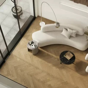 Укладка SPC Ёлка Английская плавающим способом