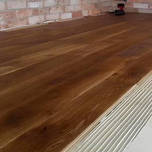 Укладка по прямой на клей